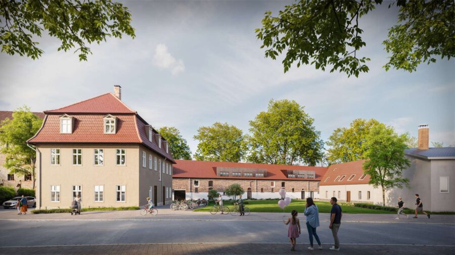 Zwei denkmalgeschützte Gebäude auf großem Areal nahe Leipzig – Sanierungsobjekte in Pegau, 04523 Pegau, Mehrfamilienhaus