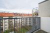 Kapitalanlage in Leipzig Ost – Möbliertes Neubau-Studioapartment mit Balkon - Balkon