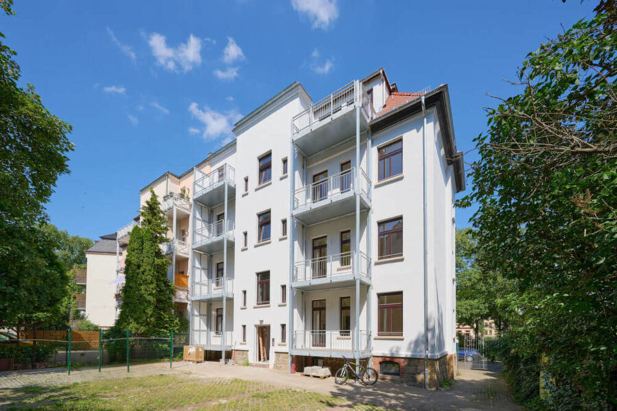 Erstbezug nach Sanierung: 3-Zimmer-Erdgeschoss-Wohnung mit sonnigem Balkon und EBK, 04177 Leipzig, Erdgeschosswohnung